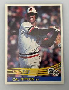 lot 77 image: 1984 Donruss # 106 Cal Ripken Baseball Card