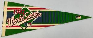 lot 89 image: Vintage 1987 Minnesota Twins 12 x 30 World Series Pennant