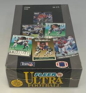 lot 94 image: 1991 Fleer Ultra Football Cards (Factory Sealed)