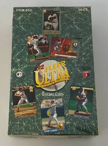 lot 100 image: 1992 Fleer Ultra Baseball Cards (Factory Sealed)