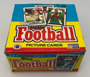 lot 101 image: 1989 Topps Official Football Cards (New Old Stock)