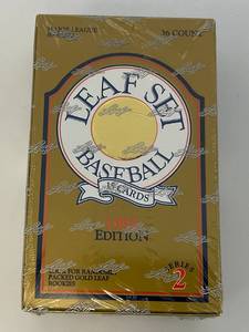 lot 109 image: 1992 Edition Leaf Set Baseball Cards (Factory Sealed)