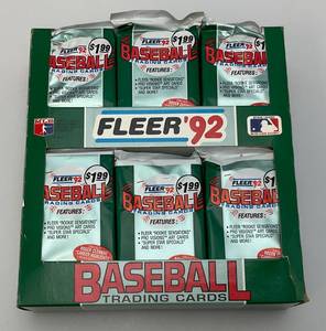 lot 125 image: 1992 Fleer Baseball Cards (New Old Stock)