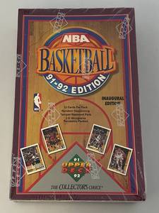 lot 132 image: 1991-92 Edition Upper Deck NBA Basketball Trading Cards (Factory Sealed)