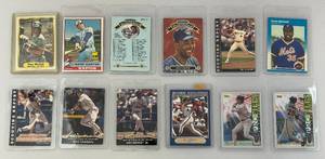 lot 155 image: Misc. Vintage Baseball Cards Including Paul Molitor & More (In Protective Sleeves)
