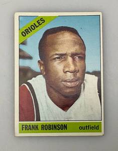 lot 165 image: 1966 FRANK ROBINSON #310 Topps (In Protective Sleeve)