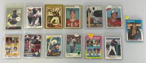 lot 183 image: Misc. Vintage Baseball Cards Including Kirby Puckett & More (In Protective Sleeves)