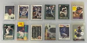 lot 184 image: Misc. Vintage Baseball Cards Including Mickey Mantle & More (In Protective Sleeves)