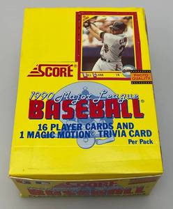 lot 194 image: 1990 SCORE Major League Baseball Player Cards (New Old Stock)