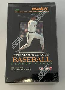 lot 196 image: 1992 Pinnacle Major League Baseball Player Cards (Factory Sealed)