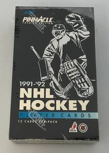 lot 203 image: 1991-92 NHL Pinnacle Hockey Cards (Factory Sealed)