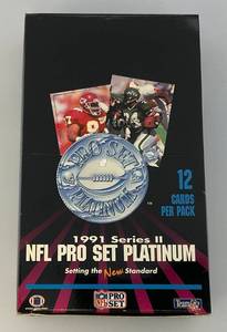 lot 208 image: 1991 Series 1 Pro Set NFL Pro Set Platinum (New Old Stock)
