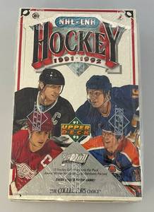 lot 216 image: 1991-92 Upper Deck NHL Hockey Cards (Factory Sealed)