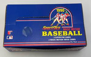 lot 217 image: 1990 Sportflics Magic Motion Baseball Cards (New Old Stock)