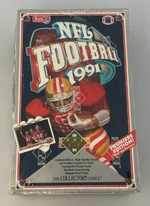 lot 218 image: 1991 Upper Deck NFL Football Cards (Factory Sealed)