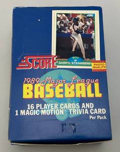 lot 220 image: 1989 SCORE Major League Baseball Player Cards (New Old Stock)