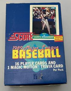 lot 224 image: 1989 SCORE Major League Baseball Player Cards (New Old Stock)