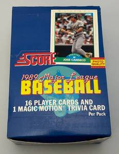 lot 229 image: 1989 SCORE Major League Baseball Player Cards (New Old Stock)