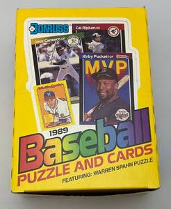 lot 236 image: 1989 Donruss Baseball Puzzle & Player Cards (New Old Stock)
