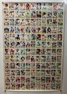 lot 239 image: 1982 Topps Football Uncut Sheet