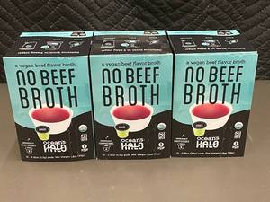 lot 41 image: Oceans Halo Organic Vegan No Beef Broth Pods - 30 Count