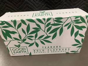 lot 417 image: Good Earth Bold English Breakfast Black Tea Biodegradable Teabags (Set of 75 teabags)