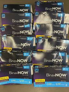 lot 6 image: Lot of 12 Abbott BinaxNOW COVID-19 Antigen Self Tests