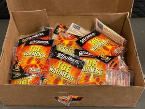 lot 23 image: Bulk Lot of Grabber Toe and Hand Warmers - 46 Packs Total