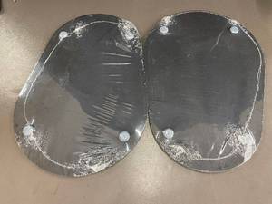 lot 27 image: Set of 2 Appliance Sliders in Black
