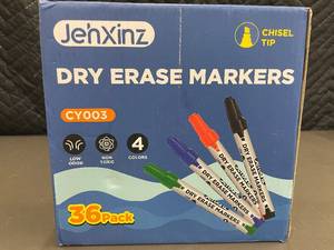 lot 29 image: JenXinz Dry Erase Markers 36-Pack Assorted Colors