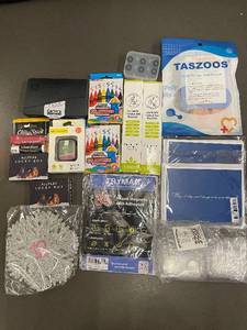lot 32 image: Assorted Craft and Stationery Set with Crayons, Stamps, and More