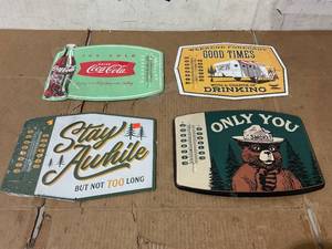 lot 234 image: LOT OF 4 Miscellenous Signage
