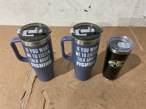 lot 239 image: LOT OF 3 Tumblr Cups