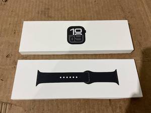 lot 226 image: Apple Watch Series 10 GPS 42mm Jet Black Aluminum Case MWWE3LWA