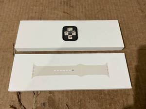 lot 229 image: Apple Watch SE (2nd Gen) GPS 40mm Smartwatch with Starlight Aluminum Case MXEF3LLA