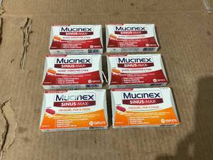 lot 259 image: LOT OF 6 Miscellaneous MUCINEX Sinus