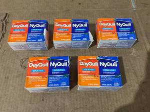 lot 264 image: LOT OF 5 Miscellaneous DAYQUILNYQUIL