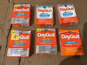 lot 267 image: LOT OF 6 Miscellaneous DAYQUILNYQUIL