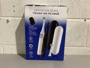 lot 491 image: Oral-B iO Series 2 Electric Toothbrush, Pure White & Night Black, 3 Brush Heads