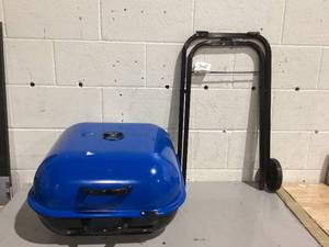 lot 494 image: Americana Walk-A-Bout Portable Charcoal Grill, 100% pre-assembled