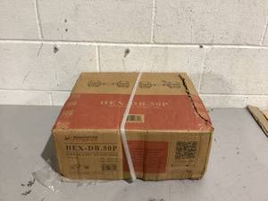 lot 508 image: BalanceFrom Rubber Encased Hex Dumbbells, 50 lbs
