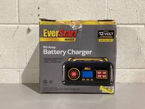 lot 516 image: Everstart Maxx 15 Amp Automotive Battery Charger with 50 Amp Engine Start (BC50BE)