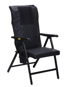 lot 90 image: Brookstone Shiatsu and Dual Heating Folding Massage Chair, High Quality Material