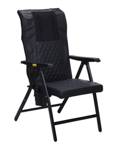 lot 91 image: Brookstone Shiatsu and Dual Heating Folding Massage Chair, High Quality Material