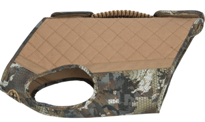 lot 253 image: RigEm Right Waterfowl Bloodline Elite Dog Vest for Duck Hunting with Ultra Comfortable 3mm Neoprene 3-Layer Construction, Flotation Foam, Heavy-Duty Canvas, and More (Optifade Timber, XL)