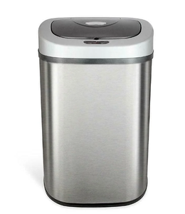 lot 615 image: Automatic Touchless Kitchen Trash Can with Lid, Motion Sensor Trash Can for Kitchen
