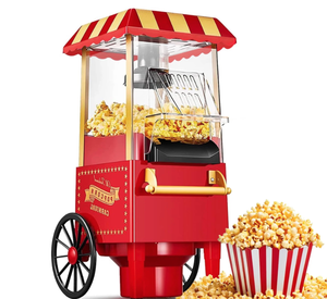 lot 622 image: FOUKUS Popcorn Maker Machine, 1200W Hot Air Popcorn Machine