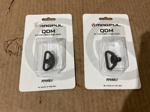 lot 274 image: LOT OF 2 Magpul QDM Heavy Duty Quick-Disconnect Sling Swivel, Black
