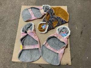lot 402 image: LOT OF 4 Dog Coats
