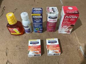 lot 292 image: LOT of 7 Miscellaneous Childrens Cold Medicine
